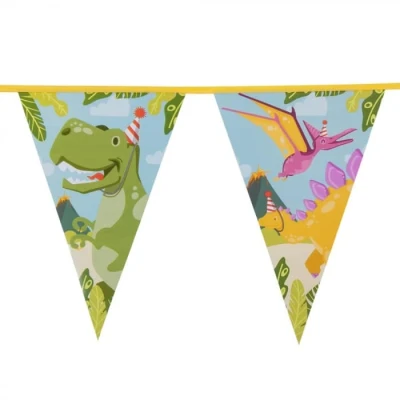Afbeelding van Dinosaurus Feestje slinger 6 meter