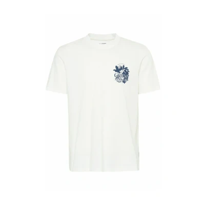 Afbeelding van Blend Bhjafon Tshirt print, Heren, Maat: Large, Snow white