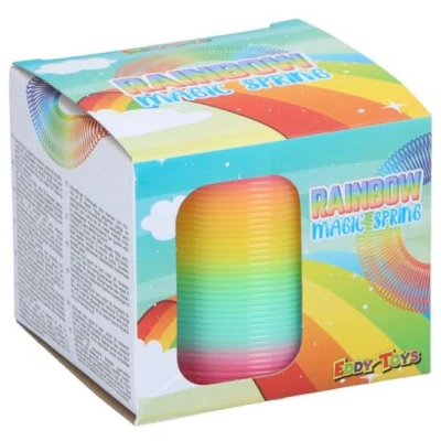 Afbeelding van springveer regenboog magische