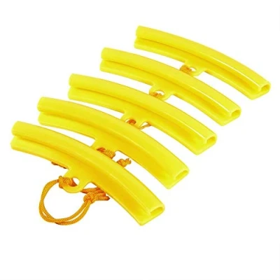 Afbeelding van Aramox Tire Changer Retainer, 5 Stks/Set Auto Guard Velg Protector Bandvervanging Tool (Geel)