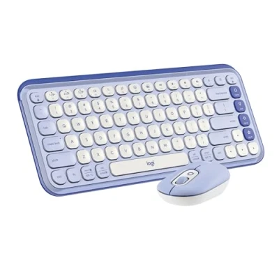 Afbeelding van Logitech POP Icon Combo toetsenbord Inclusief muis Universeel Bluetooth QWERTY US International Lila