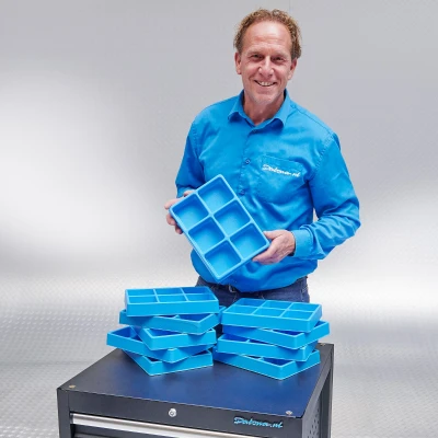 Afbeelding van Datona® Vakverdeling met 6 compartimenten 25 stuks Blauw