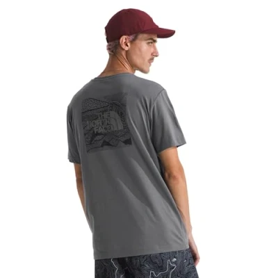 Afbeelding van The North Face BOX Celebration TEE Tshirt print, Heren, Maat: Small, Smoked pearl