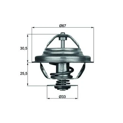 Afbeelding van Mahle Original Thermostaat TX 27 71D