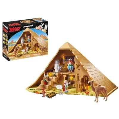 Afbeelding van PLAYMOBIL 71148 Astérix: Piramide van de Farao&#039;s, Obelix, Asterix, Panoramix, Tekenis, Kissebis, Idefix, speelgoed voor kinderen vanaf 5 jaar [Exclusief bij Amazon]