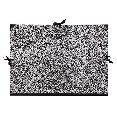 Afbeelding van Clairefontaine Ref 32802C Annonay kunstmap 50x70cm formaat, lintdassluiting, 30mm rug, witte papieren voering, zuurvrij geschikt voor het vervoeren van kunstwerken