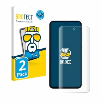 Afbeelding van BROTECT Screenprotector voor Samsung Galaxy A55 5G Folie Beschermfolie transparant volledig dekking (2 Stuks)