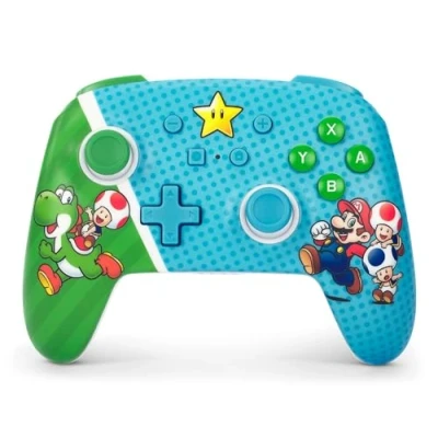 Afbeelding van PowerA Geavanceerde Draadloze Controller Nintendo Switch Mario Superstars