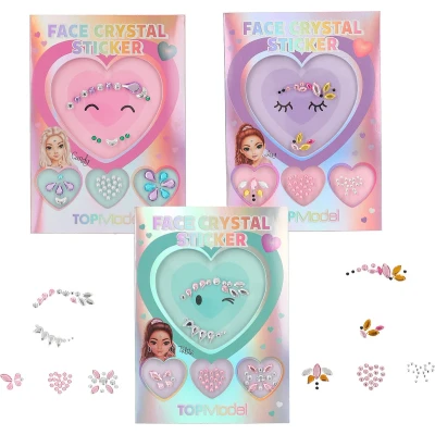 Afbeelding van Depesche TOPModel Face Crystal sticker BEAUTY and ME 1 set