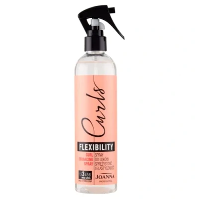 Afbeelding van JOANNA Professionele krulspray zorgt voor duurzaamheid en elasticiteit, vergemakkelijkt styling, krullend haar, highlights, fixeert de vorm van krullen, duurzaam, 300 ml