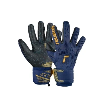 Afbeelding van Reusch Night Spark Keepershandschoenen, Heren, Maat: 10, Blaugoldschwarz