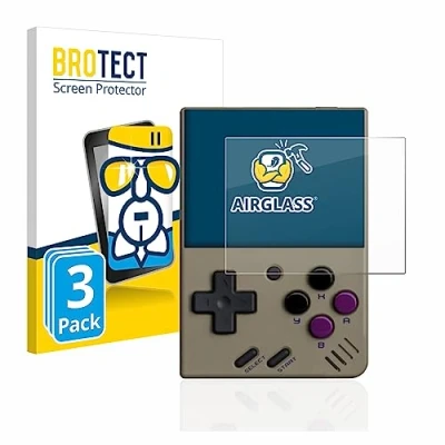 Afbeelding van BROTECT Glas Screen Protector voor Miyoo Mini (3 Stuks) Schermbeschermer [9H Hardheid, Beschermglas Folie niet Gehard Glas]