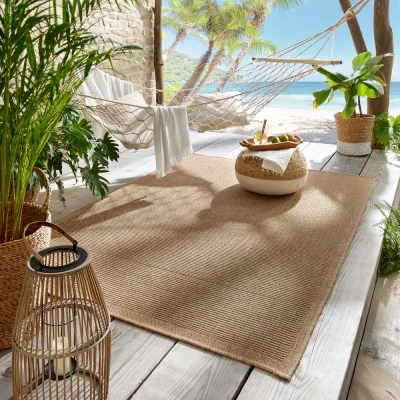 Afbeelding van Jute Buitenkleed Elara Naturel 200x290 Cm