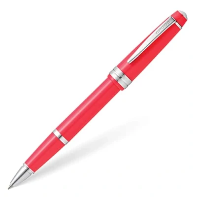Afbeelding van CROSS Bailey Lichtgepolijste koraalhars Rollerball Pen INCL. Premium geschenkdoos navulbare medium gel inkt rollerball, glanzend koraal
