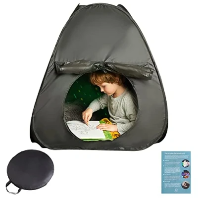 Afbeelding van sensorische tent, rusthoek voor kinderen om te spelen en ontspannen, helpt bij autisme, TPS, angst concentratie, tent mini, individueel