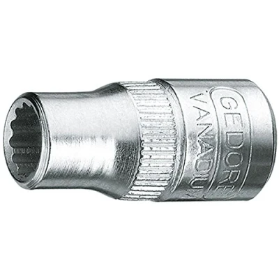 Afbeelding van Gedore Dopsleutel 1/4&quot; 12 kant UD profiel inch maten D 20 11/32AF