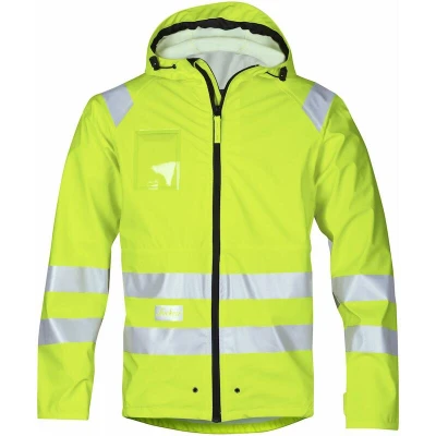Afbeelding van SNICKERS 8233 regen jack pu high visibility fluo geel 82336600006