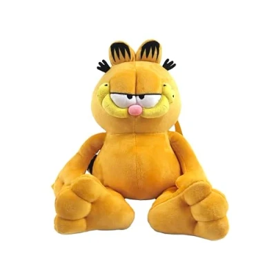 Afbeelding van CyP Brands Garfield Kinderrugzak met pluche behuizing, verstelbare en afneembare banden, Oranje, officieel product, rugzak