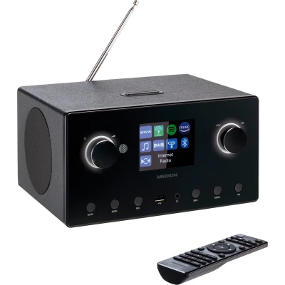 Afbeelding van Medion Internet Radio (P85444) Internetradio met DAB+ en FM Wekkerradio Spotify Connect Wit