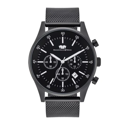 Afbeelding van Rhodenwald &amp; Söhne Goodwill Chronograaf, Heren, Maat: One Size, Black