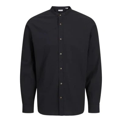 Afbeelding van JJESUMMER Band Shirt LS SN, zwart, XL