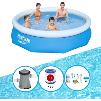 Afbeelding van Bestway Zwembad Fast Set 305x76 cm Bundel