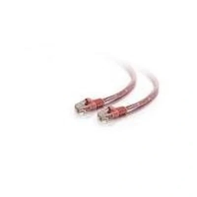 Afbeelding van C2G 0.5M roze Cat5e Ethernet RJ45 hoge snelheid netwerk kabel, LAN Lead UTP Patch kabel