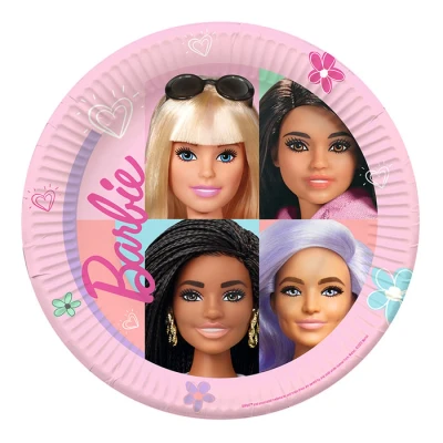 Afbeelding van Barbie Sweet Life Borden per 8 stuks