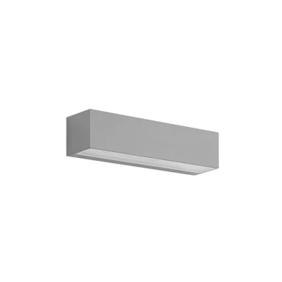 Afbeelding van Lucande LED wandlamp Lengo, 25 cm, zilver, 2 lamps, IP65