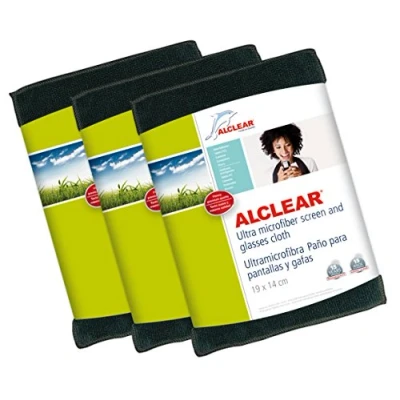Afbeelding van ALCLEAR 950003a_3 Ultramicrovezeldoek voor schermen en brillen, 19 x 14 cm, antraciet