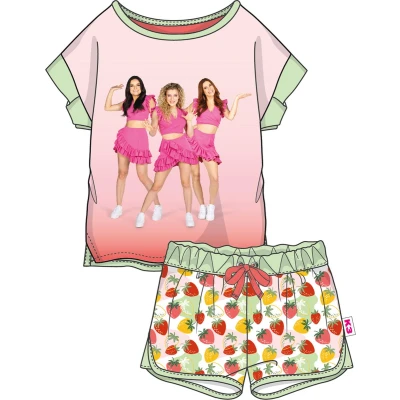Afbeelding van K3 Shortama Strawberry Roze/groen Maat 134/140