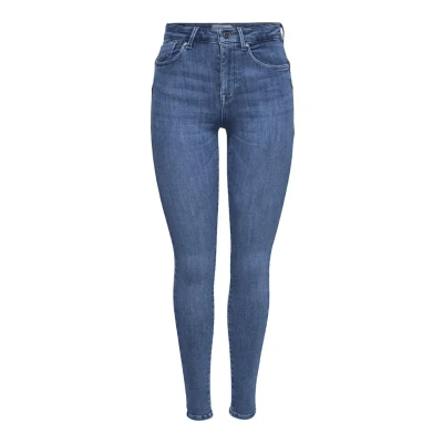 Afbeelding van ONLY Onlpower MID PUSH UP Jeans Skinny Fit, Dames, Maat: Lx30, Light blue denim
