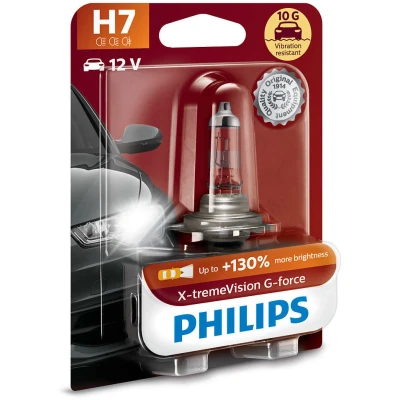 Afbeelding van Halogeenlamp PHILIPS X TREMEVISION G FORCE 12V H7 55W