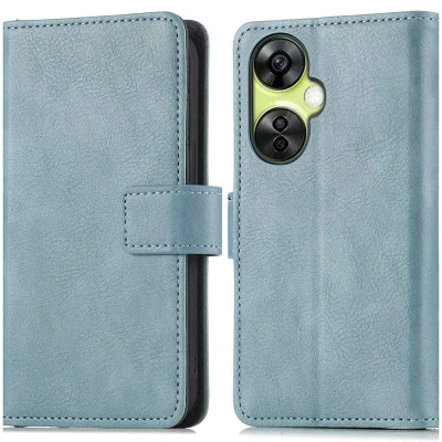 Afbeelding van OnePlus Nord CE 3 Lite Hoesje Kunstleder iMoshion Bookcase Lichtblauw Telefoonhoesje