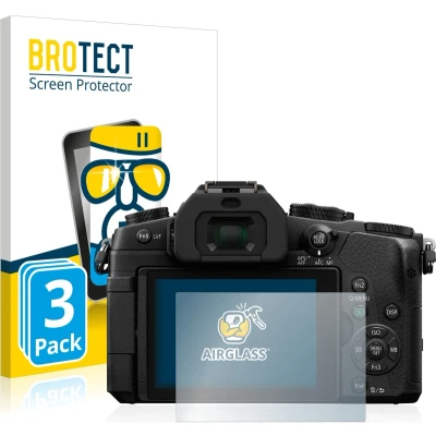 Afbeelding van BROTECT Screenprotector voor Panasonic Lumix DMC G81 Folie Beschermfolie Beschermglas transparant (3 Stuks)