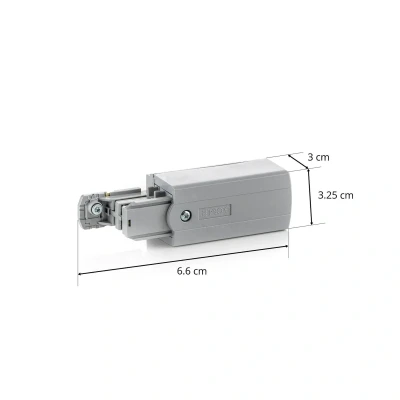 Afbeelding van Nordic Aansluitstuk tbv. rail alu rechts 3 fase 5050019