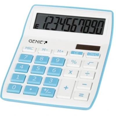 Afbeelding van Genie 840 B calculator Desktop Rekenmachine met display Blauw, Wit