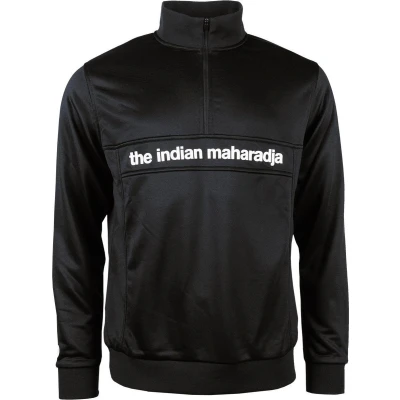 Afbeelding van Tennistrui The Indian Maharadja Men Poly Terry Half Zip IM Black XXL