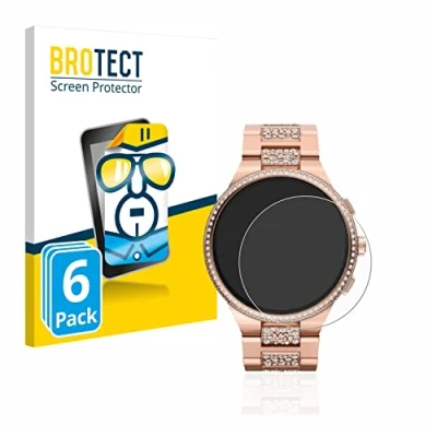 Afbeelding van BROTECT (6 Stuks) Schermbeschermer voor Michael Kors Camille Gen 6 MKT5147 Screen Protector Transparant