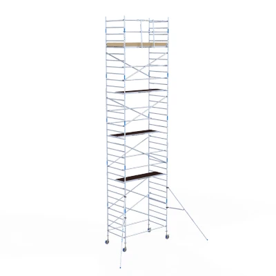 Afbeelding van Rolsteiger Alumexx Basic Schoren L250xB135cm 11.20m werkhoogte Carbon Deck platformen