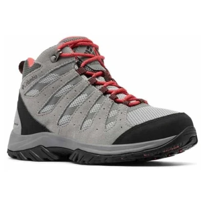 Afbeelding van Columbia Redmond III MID Waterproof Outdoorschoenen, Dames, Maat: 41, Steam/red coral Leer en textiel