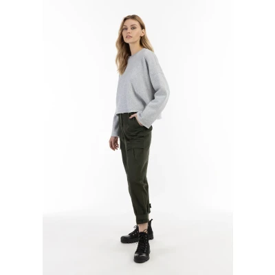 Afbeelding van Oversized sweatshirt DREIMASTER XL / Lichtgrijs Melange 60% Katoen 40% Polyester