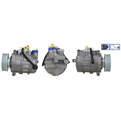 Afbeelding van Compressor, airconditioning LUCAS ACP498