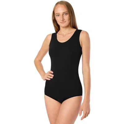 Afbeelding van Merry Style Dames Body Bodysuit Korte Mouwen Katoen MS KS BD901 Zwart M