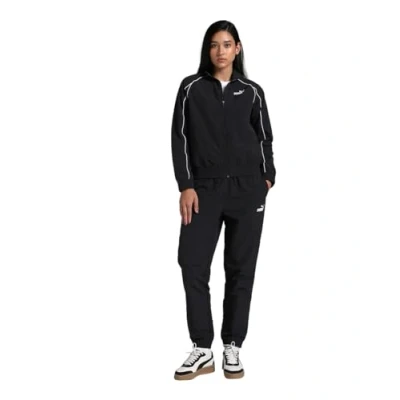 Afbeelding van Puma Tracksuit SET Trainingspak, Dames, Maat: Small, Black