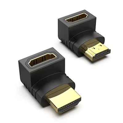 Afbeelding van BENFEI HDMI Adapter Rechthoekige Mannelijke naar Vrouwelijke 2 Pack