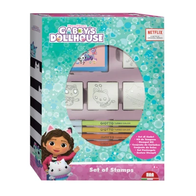 Afbeelding van Multiprint Gabby&quot;;s Poppenhuis Stempelset met 4 Stempels
