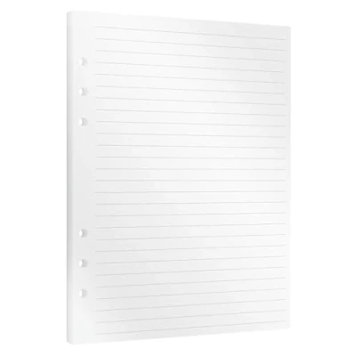 Afbeelding van KOMPASS® 30 gelinieerde ringbandplanner, A5 inzetstukken, notitieboek A5, gelinieerd, 6 gaats papier (14,5 cm x 21 cm), navulbaar ringmap, kalendervulling voor notities, brainstorming en
