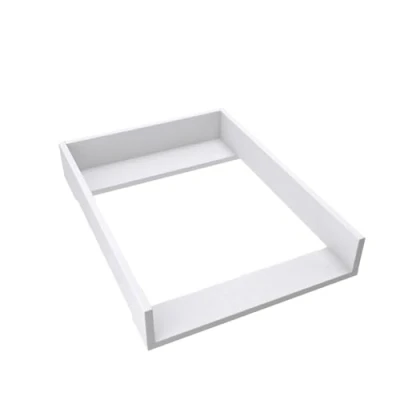 Afbeelding van regalik Aankleedopzetstuk voor Koppang IKEA 72cm x 50cm Afneembaar aankleedtafelopzetstuk commode in wit Afgesloten met ABS materiaal 1mm
