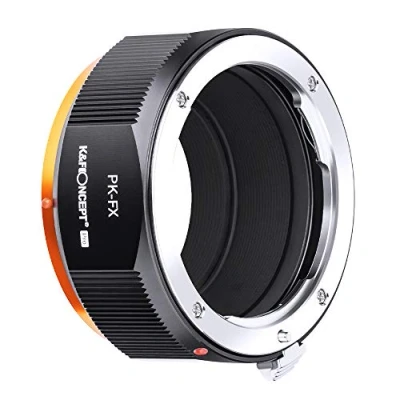 Afbeelding van K&amp;F Concept Bijgewerkte PK naar FX adapter, handmatige lensadapter met mat lak ontwerp, compatibel Pentax K bevestigde lenzen en Fujifilm Fuji X Series mount camera&#039;s